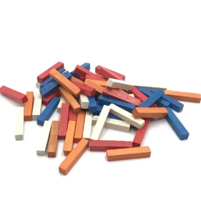Weg/Haus/Stadt/Dieb Holzspielfiguren 97 Teile/satz Bunte Schachfiguren für Spielezubehör