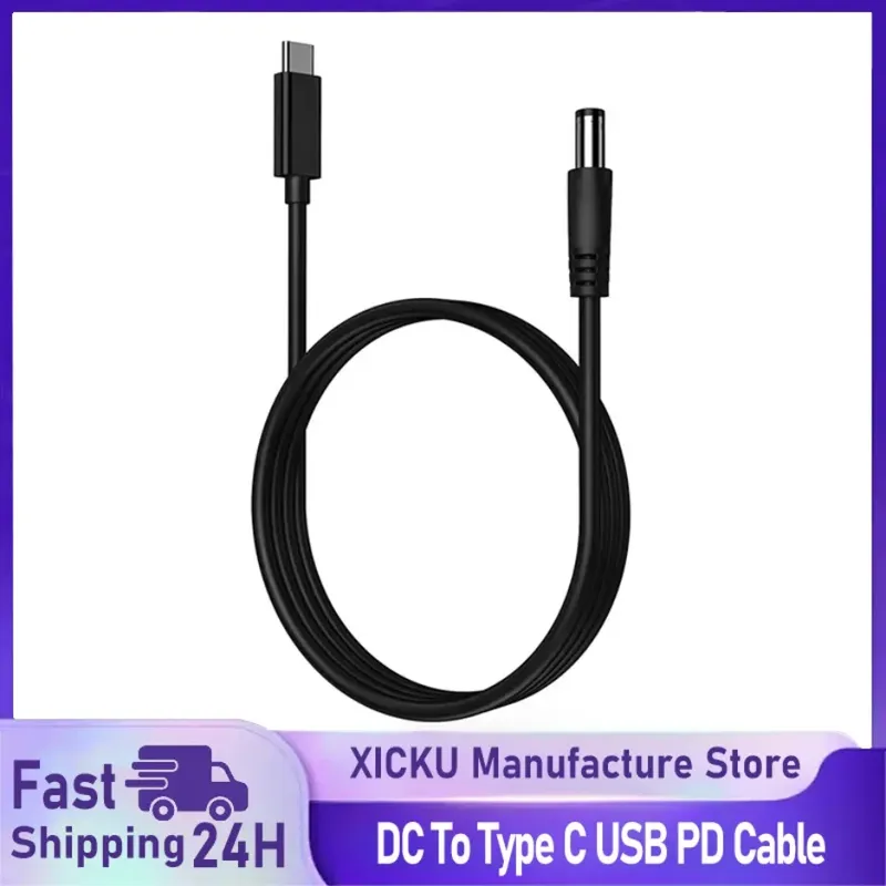 Neue DC Zu Typ C USB PD 9V 12V 15V 20V 5,5x2,1mm 2,5 Netzteil Kabel für Wireless Router Laptop LED Streifen Lautsprecher CCTV Kamera