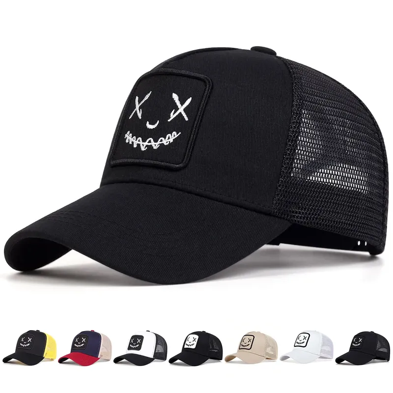 Unisex Persönlichkeit Stickerei Baseball Net Caps Frühling und Sommer Outdoor Einstellbare Casual Hüte Sonnenschutz Hut Sport Golf Cap