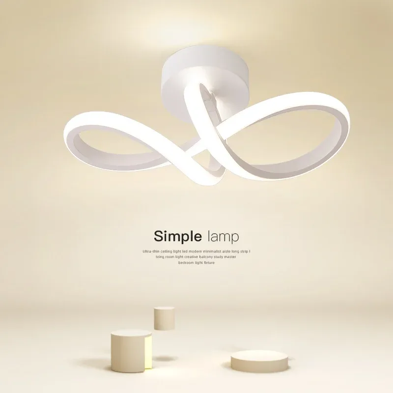 LED Gang Deckenleuchten Moderne Kronleuchter Drei Farben Lampe Minimalistische Lampen Für Schlafzimmer Licht Oberfläche Installation Esszimmer