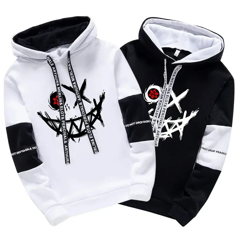 Herren-Sweatshirt mit Kapuze, Jogginghose, ganzjährig, täglich, lässig, Sport, Trainingsanzug, urbane Mode, Kapuzen-Streetwear, Jogging-Hoodie-Hose