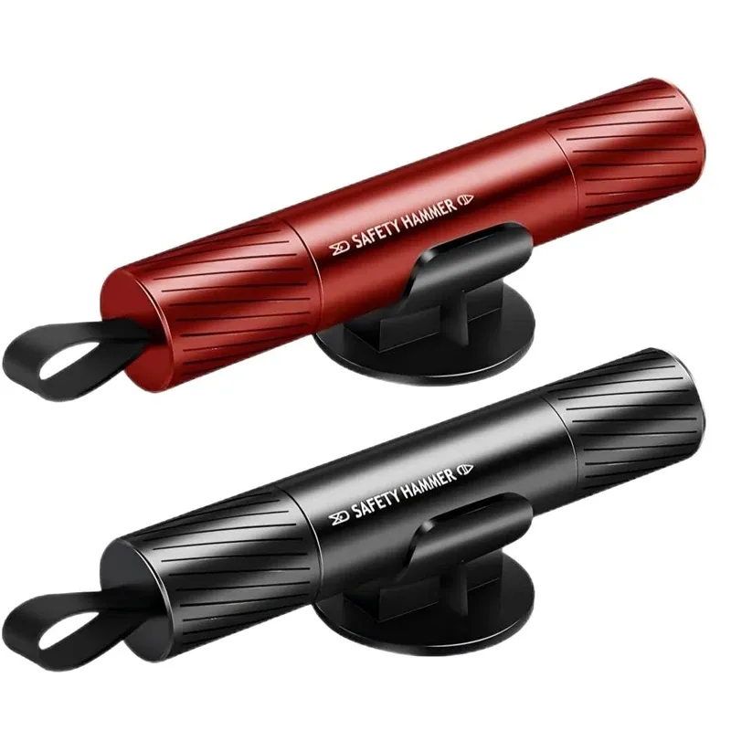 2-in-1-Auto-Sicherheitshammer, Mini-Sicherheitshammer, zerbrochener Auto-Fensterheber, Flucht, multifunktionaler Sicherheitshammer, Rettungswerkzeug aus Stahl