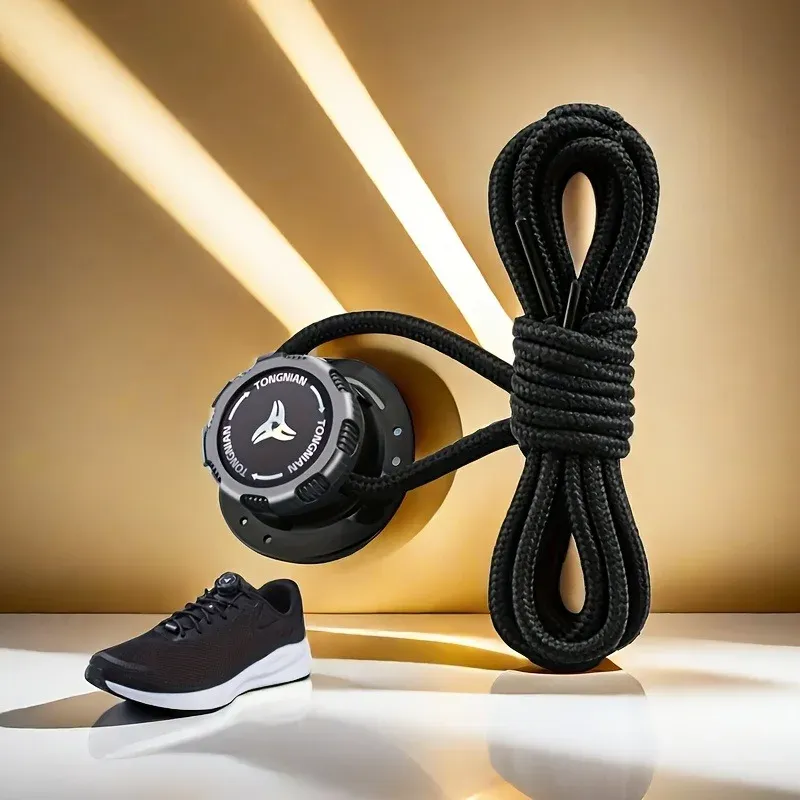 Dicke Schnürsenkel mit Drehverschluss, neue verbesserte automatische Schnürsenkel ohne Binden für Kinder und Erwachsene, Sneaker-Schnürsenkel, Schuhzubehör - 2.55 EUR