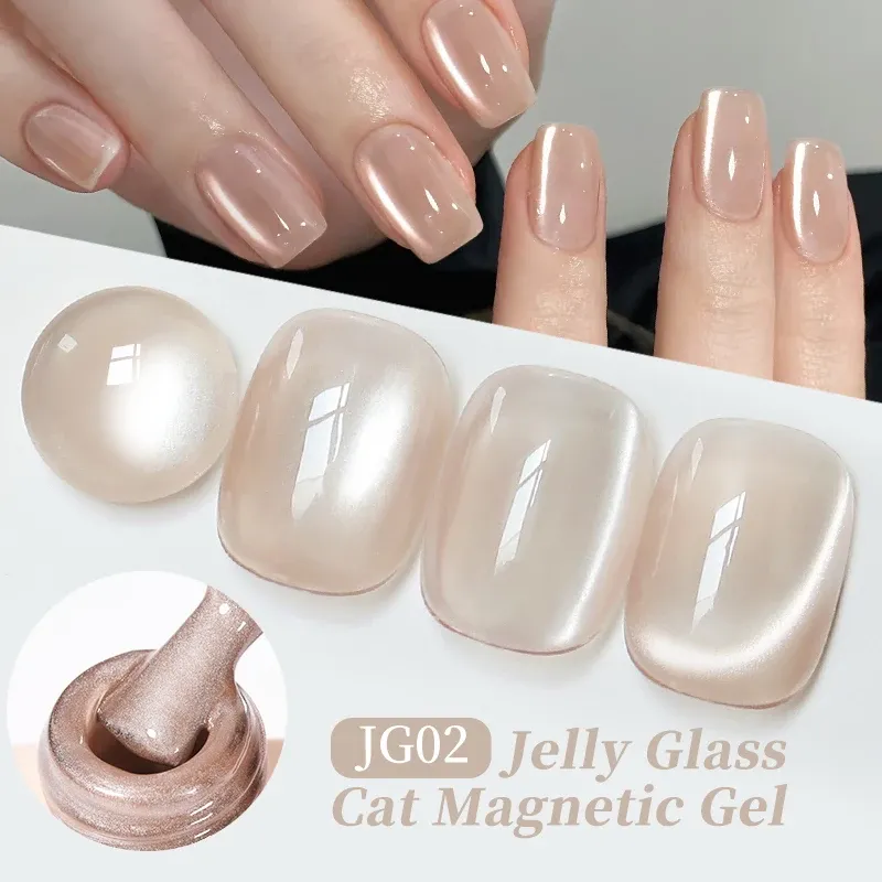UR SUGAR 15 ml Wasser Licht Katze Magnetische Gel Nagellack Champagner Semi Permanent Soak Off UV Gel Kristall Lack Nail art Maniküre