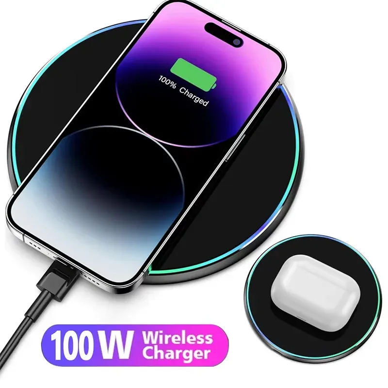 Kabelloses Ladegerät für iPhone 17 16 15 14 13 Pro Max Induktions-Schnellladestation für Samsung S25 S24 Xiaomi Huawei