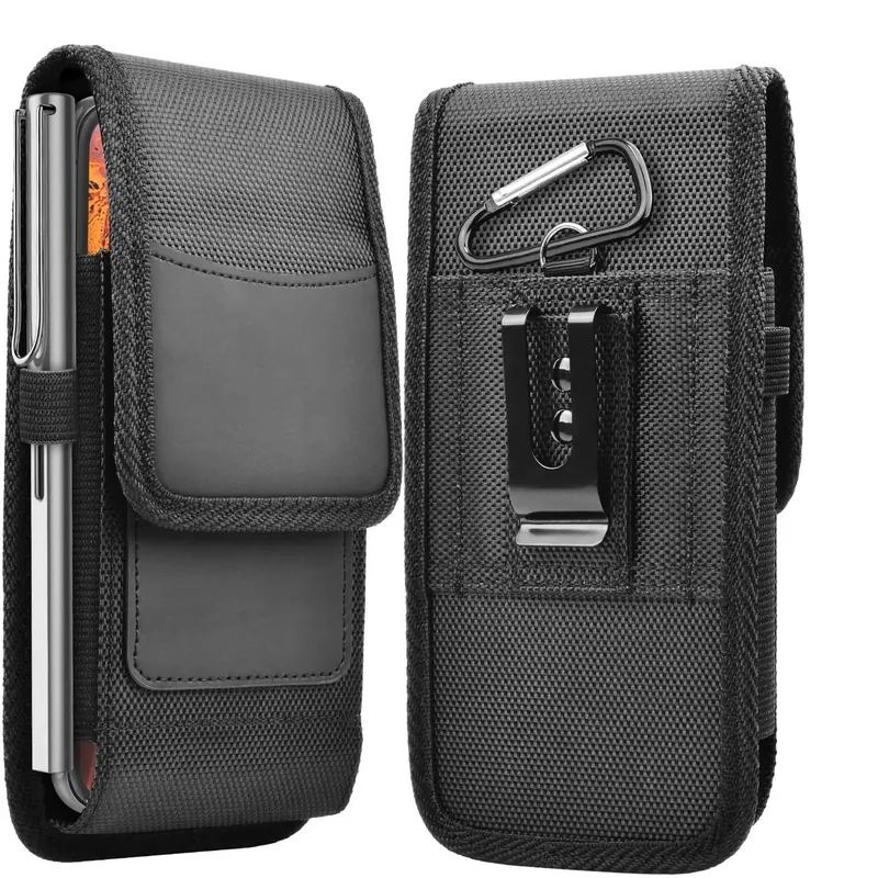 Männer Telefon Holster Handy Schleife Holster Gürtel Clip Taille Tasche Laufen Reisen Camping Telefon Beutel Oxford Tuch Brieftasche Karte Halter