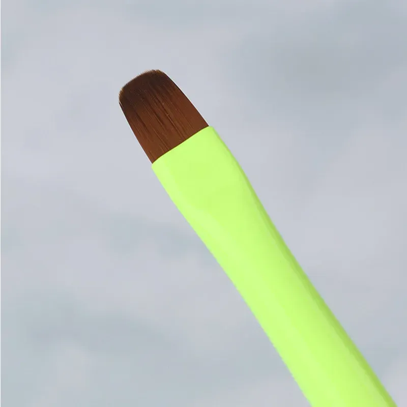 Grüner Nagelpinsel, Gelpinsel für Maniküre, Acryl, UV-Gel, Verlängerungsstift, Nagellack, Malerei, Zeichenpinsel