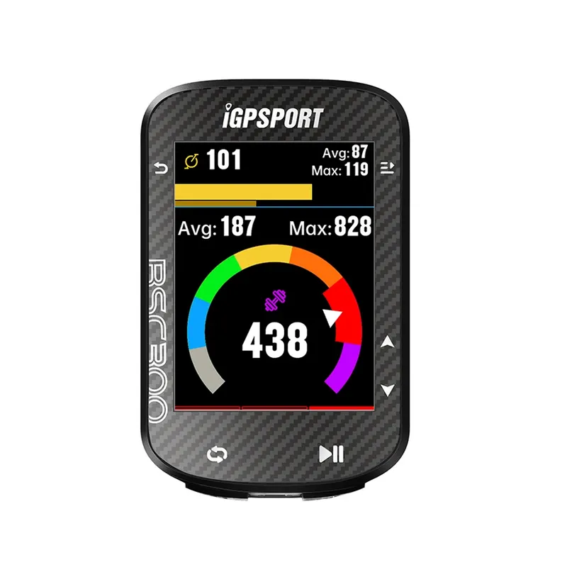 iGPSPORT BSC300 GPS-Fahrradcomputer, Radfahren, kabelloser Farbbildschirm, Kartennavigation, Unterstützung für Indoor-Training, Fahrradzubehör