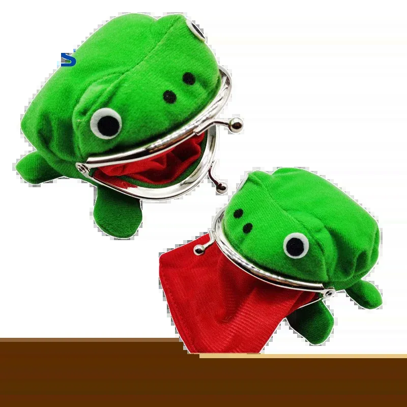 Kawaii Anime Naruto Green Frog Cosplay Münzbörse Geldbörse Geburtstagsgeschenke für Fans