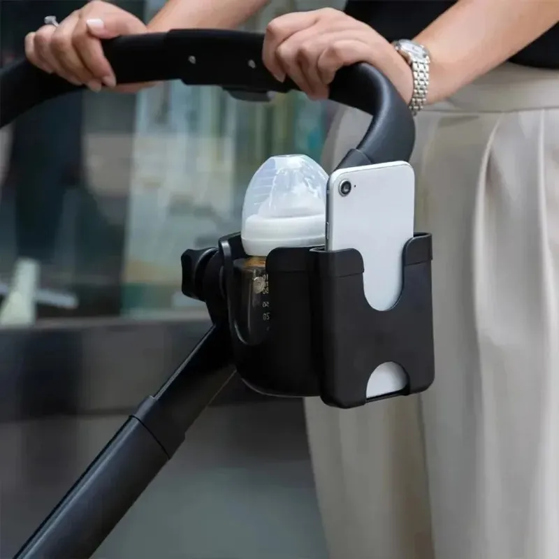 Kinderwagen-Getränkehalter, Kinderwagen-Flaschenhalter, Kinderwagen-Flaschenhalter, rutschfestes Design, Kinderwagen-Zubehör, Handy-Halter