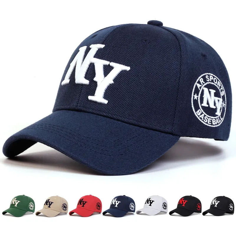 Unisex Brief Stickerei Baseball Caps Frühling und Herbst Outdoor Einstellbare Casual Hüte Sonnenschutz Hut Sport Kappe