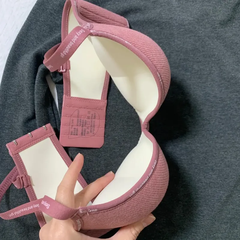Kabelloser Push-up-BH, A-C-Cup, nahtlos, unsichtbar, Bralette mit 3D-Pads, Anti-Durchhängen, Komfort für kleine Brüste, keine Spurenunterwäsche