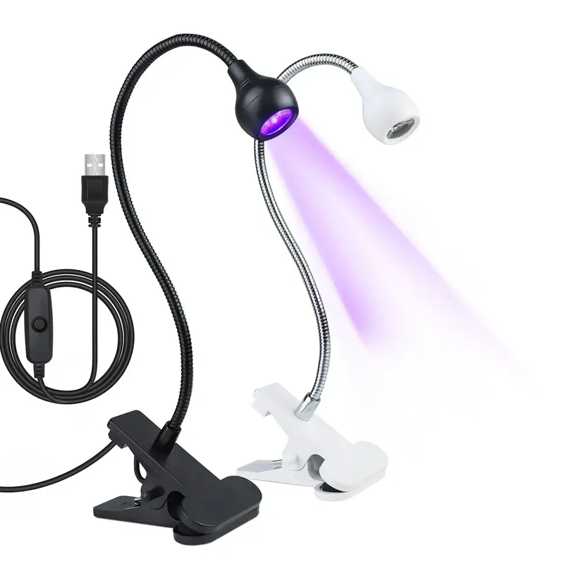 Tragbares LED-UV-Härtungslicht zum Trocknen von Nagellack, Gel zum Aufstecken, flexibler Schreibtisch, Mini-USB-Nagellampe, Trockner, Heimgebrauch, Salon-Werkzeuge
