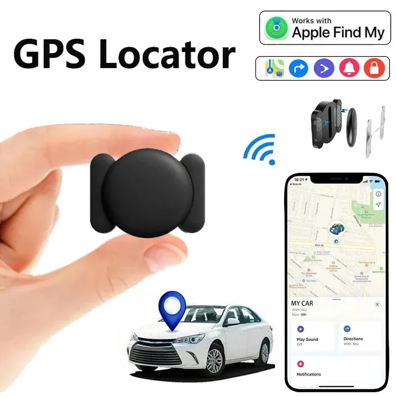 Intelligenter GPS-Ortungsgerät für Haustiere, Geldbörsen, Koffer, Autos, globale Positionierung, Tracking, Anti-Verlust-Finder für Senioren und Kinder, kompatibel mit iPhone Find My