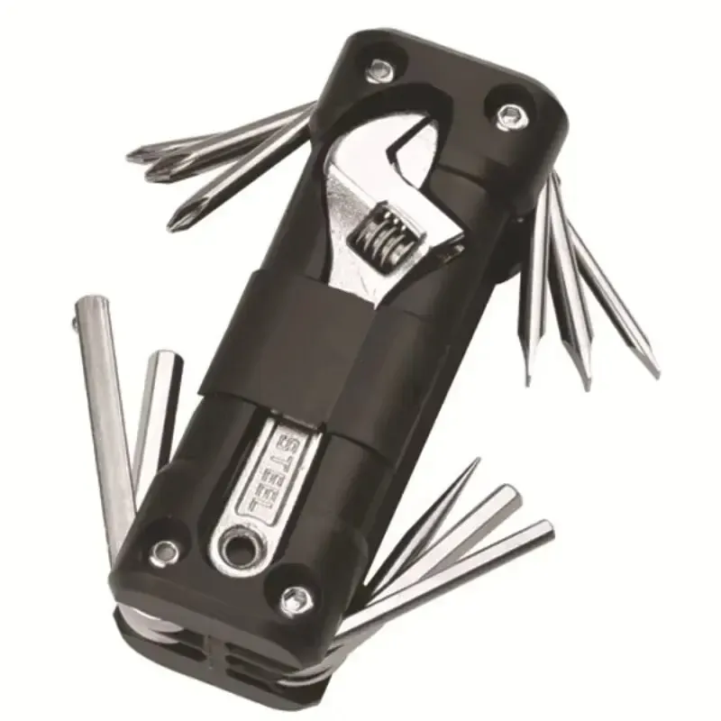 Motorrad Multifunktionswerkzeuge Multitool Reifenreparaturwerkzeug-Set mit Schraubendreherkette MTB Rennrad Motorrad-Reparatursätze