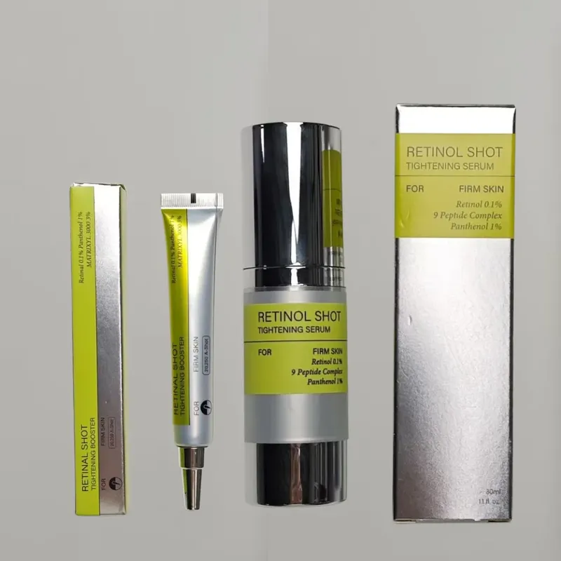 Koreanische Vita A Retinol Shot Straffung Booster Straffende Enhancer Feuchtigkeitsspendende Poren Schrumpfen Augenringe Reparatur Serum Hautpflege