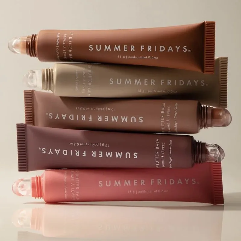 Summer Fridays Lippenbalsam, feuchtigkeitsspendender Spiegel, Lipgloss, Lippe, Vanille, rosa Zucker, Kaffee, Kuchen, Geruch, Lippenstift, transparentes Öl, Make-up