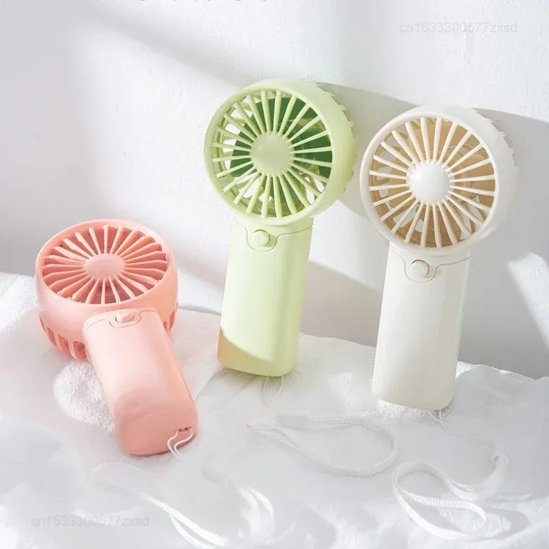 Niedlicher Mini-Ventilator, tragbarer Handventilator, leicht, handlicher Ventilator, Tasche, geräuscharm, kleiner elektrischer Ventilator für Studenten, Geschenk, Outdoor-Ventilator 2025