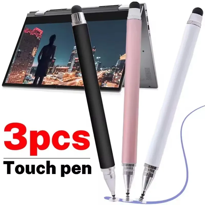 3/1 Stück Smart Tablet Telefon Universal 2 In 1 kapazitiver Stylus Stift Zeichenstifte für iPhone/Android alle kapazitive Touchscreens