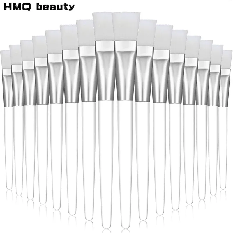 12 teile/satz Gesichtsmaske Pinsel Weichen borsten Transparent Kristall Stange Gesicht Applikator Pinsel DIY Hautpflege Salon Spa Make-Up-Tools