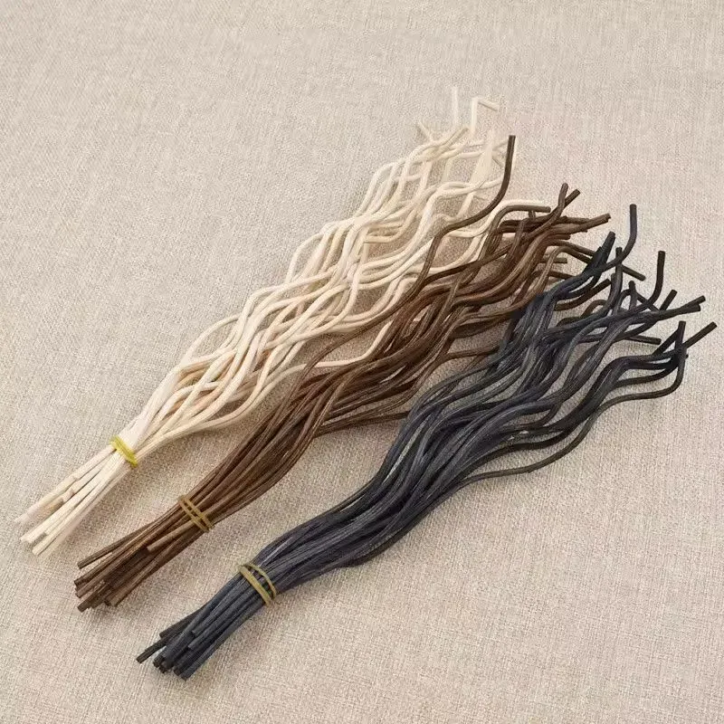 20 Stück lange gewellte Rattan-Reed-Diffusor-Sticks, Duftdiffusor, Ersatz, Nachfüllung, Lufterfrischer, Heimduft-Zubehör