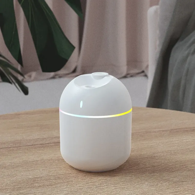 270 ml USB-Luftbefeuchter mit kühlem Nebel, Aroma-Diffusor, LED-Nachtlicht und Abschaltschutzfunktion für Zuhause und Büro