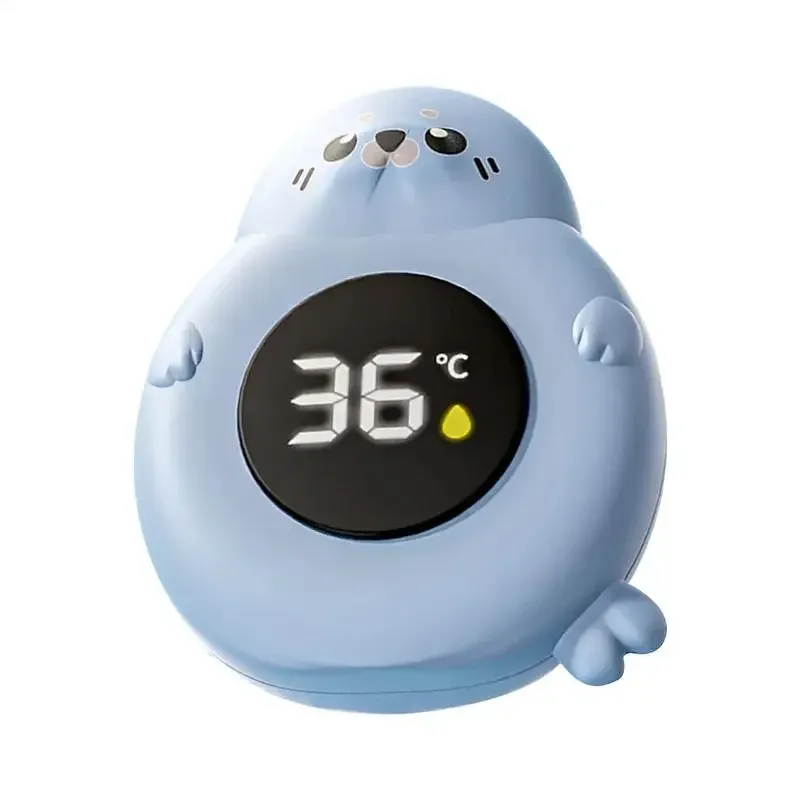 Baby-Badethermometer, Badewannen-Temperaturmonitor, heiß, kalt, wasserbeständig, Temperatur-Warnmonitor, verbesserter Sensor, LED-Anzeige