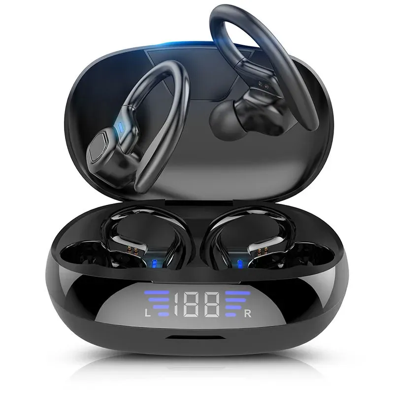 Sportliche kabellose Kopfhörer BT Over-Ear-Kopfhörer mit Ohrbügeln Sport-Kopfhörer Laufende In-Ear-Kopfhörer vv2