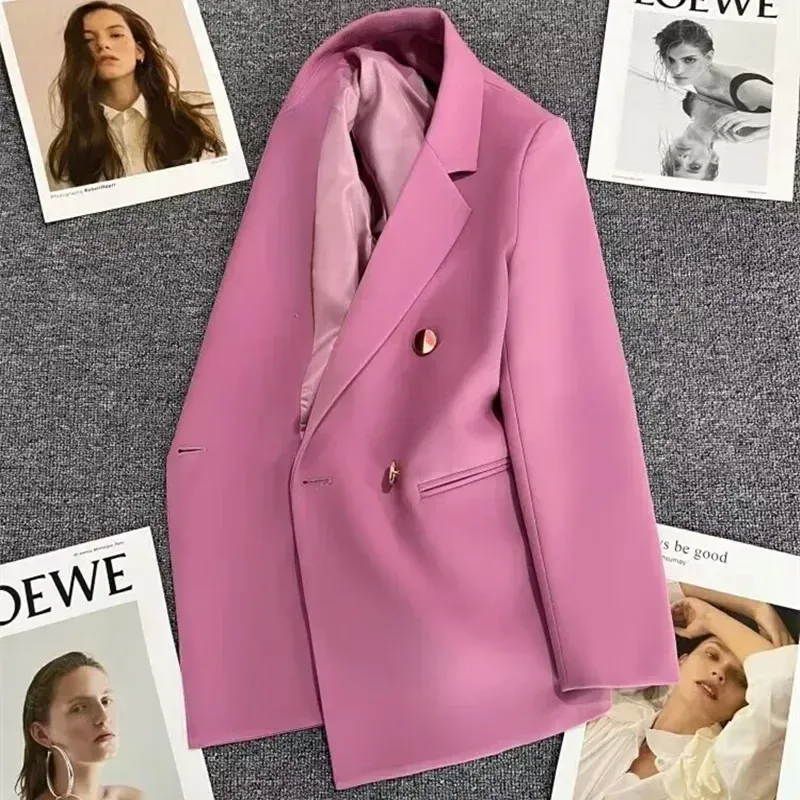 Frühling Herbst Frauen Blazer Neue Koreanische Beiläufige Feste Anzug Frauen Jacke Mode Büro Blazer Weibliche Mäntel Oberbekleidung