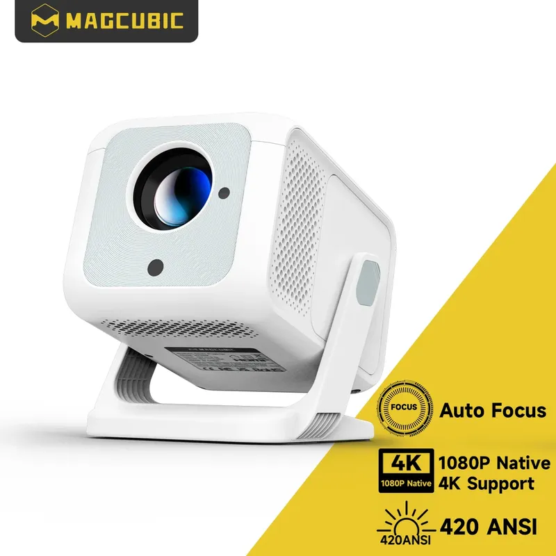 Magcubic HY310X 4K Mini-Projektor mit Full HD 1080P 420ANSI Android 11 Autofokus Keystone für Outdoor-Theater-Standprojektor