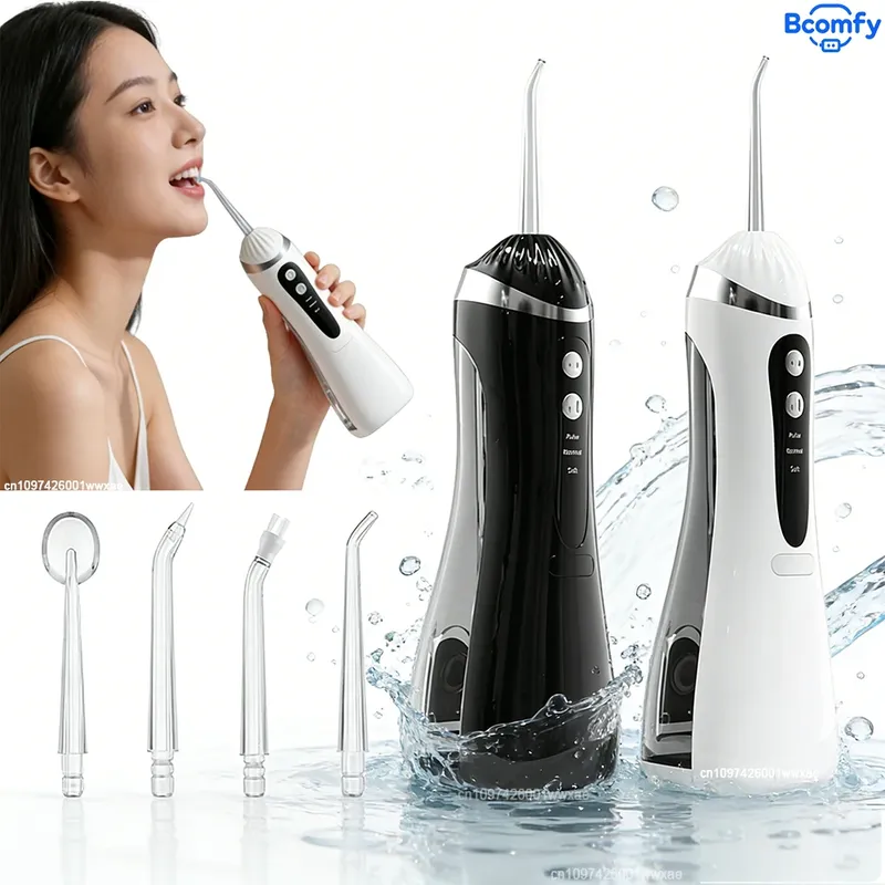 Zähne Munddusche Wiederaufladbare Wasser Flosser Tragbare 200ML Wasser Tank Zähne Reinigung Irrigator Dental Wasser Jet Irrigator