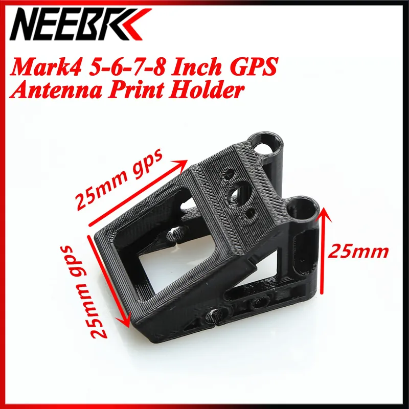 MARK4 5/6/7/8 Zoll GPS-Antennen-Druckhalterhalterung T-förmige Antennenbasis Fester Halterungssitz für 20 mm GPS-Antennensitz FPV-Drohne