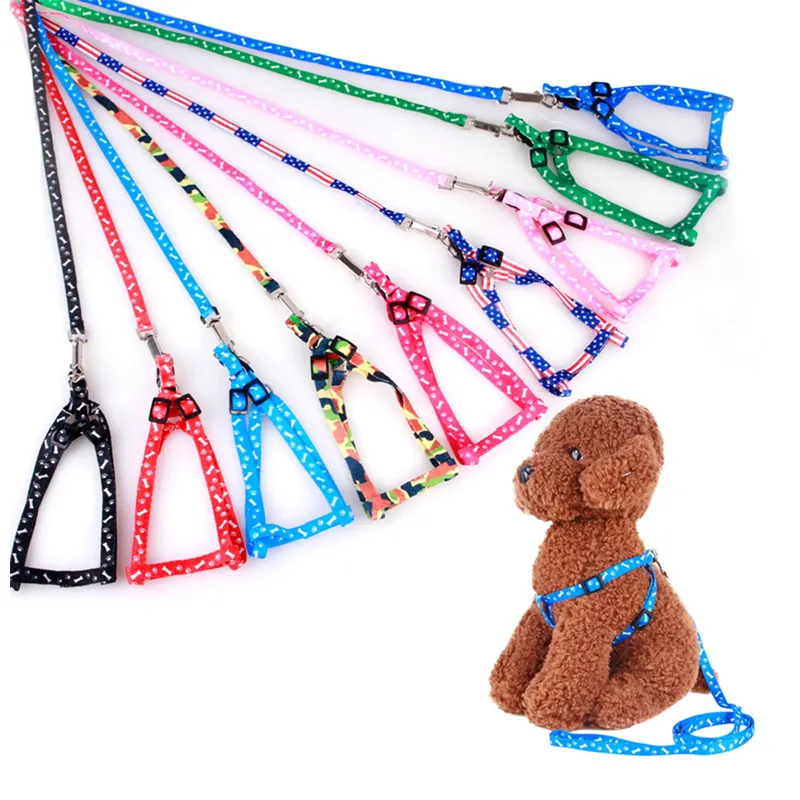Günstige kleine Hundeleine Welpenleinen Teddy Haustierleine und Geschirr Set Niedliche Leine Seil Set Katze Kätzchen Leine Haustier Dinge Dekoration