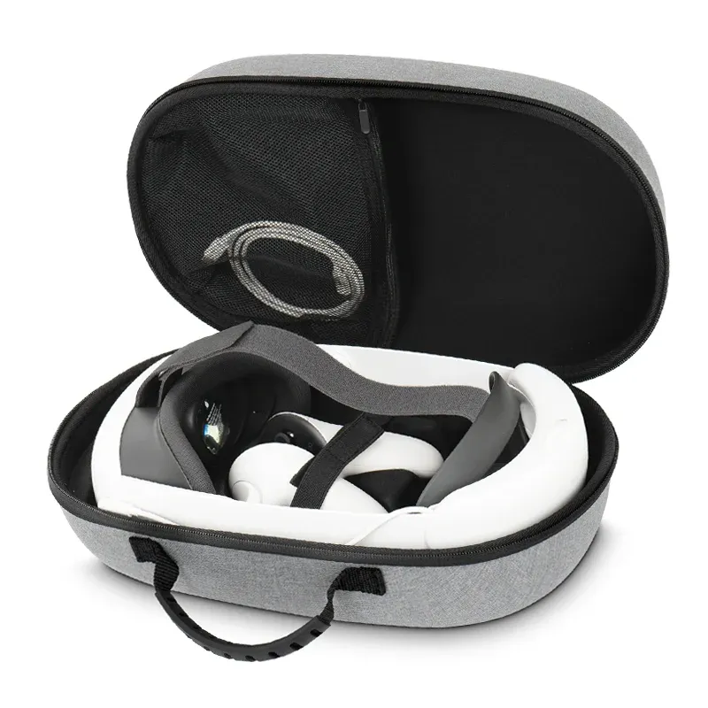 Harte Reise-Tragetasche für Meta Quest 3S/3/2 und Pico 4 Ultra VR-Brillen-Aufbewahrungstasche für Meta VR-Zubehör, die sicher hält