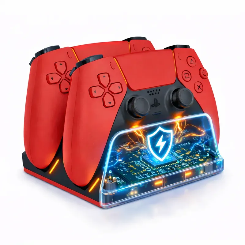 Schnellladestation für PS5-Controller, Dual Wireless Gamepad Ladestation, PlayStation 5, Ladestation, Zubehör