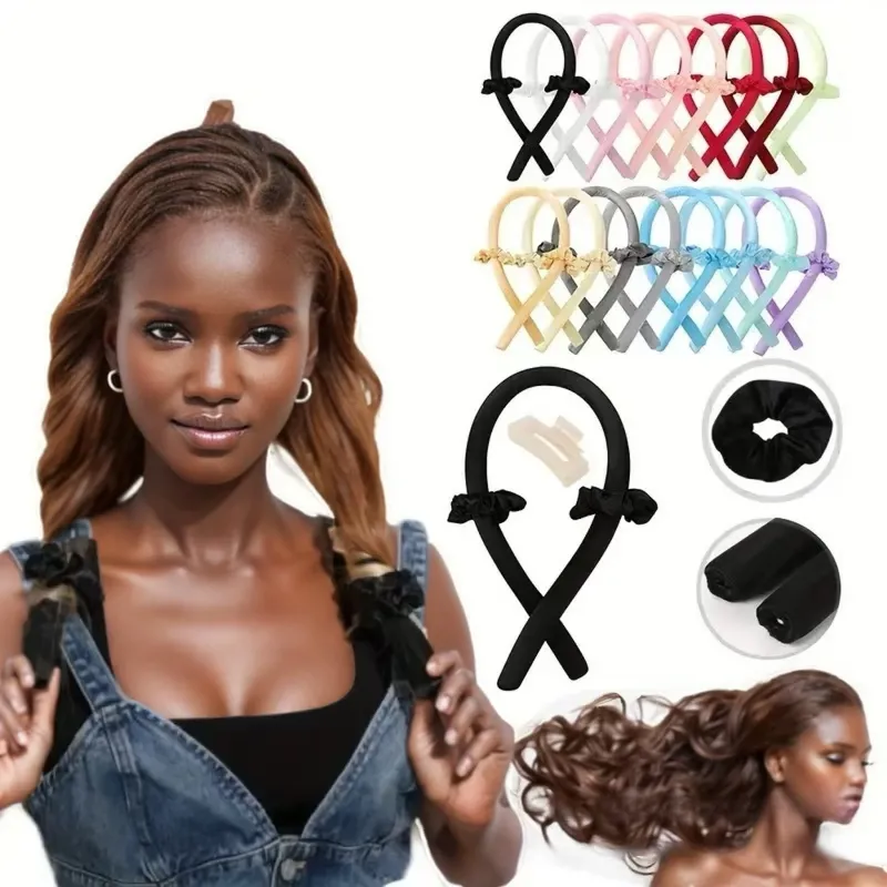 Welle Curler Faul Einhorn Keine Wärme Curling Stange Friseur Styling Spirale Haar Schwamm Curling Werkzeug Flechten Haar Haar Zubehör