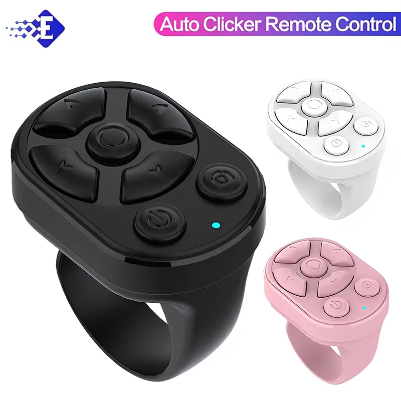 K2 Bluetooth Tiktok Fernbedienung Ring Gadget Flipping Selfie Fingertip Controller Give Likes 4 Tasten 10 m für IPhone Xiaomi