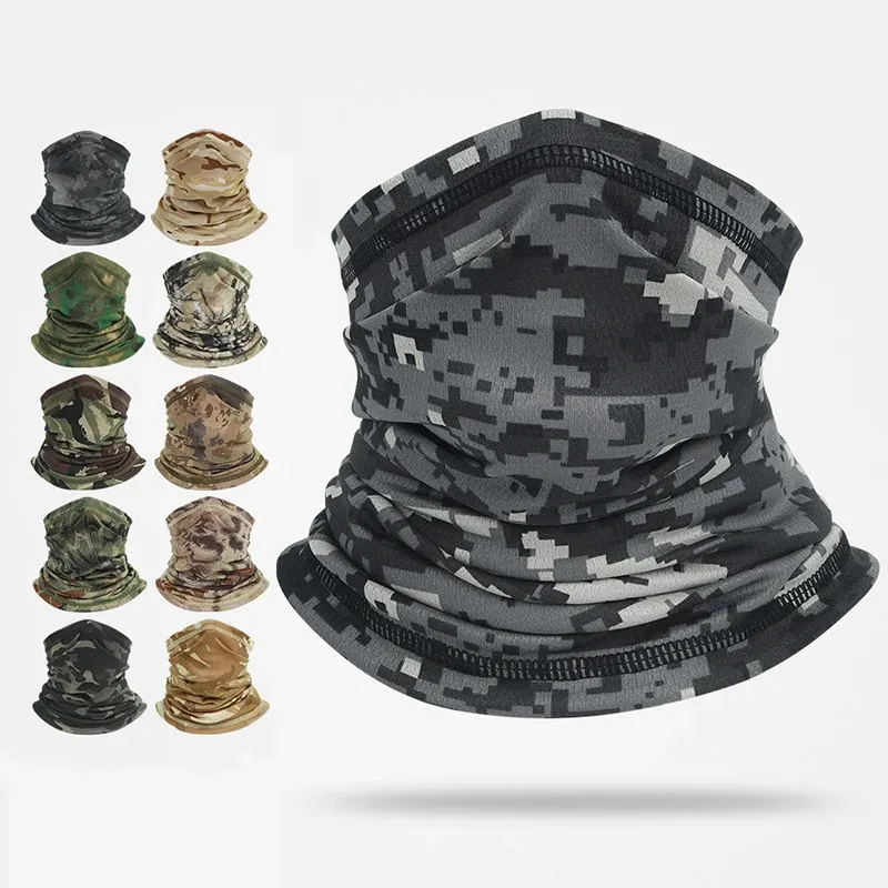 Radfahren Hals Gamasche Frühling Sommer Männer Frauen Camouflage Camping Sonnencreme Schal Outdoor Sport Elastische Atmungsaktive Reise Maske