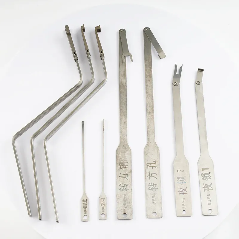 3PCS/9PCS Fingerabdrucksperre Passwortsperre Schnellöffnungswerkzeug Schlosserwerkzeug