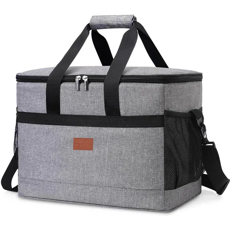 35L faltbare Kühltasche mit großem Fassungsvermögen, isolierte Picknick-Lunch-Tasche, Box, Kühltasche für Outdoor-Reisen, Camping, Grillen, Familienparty