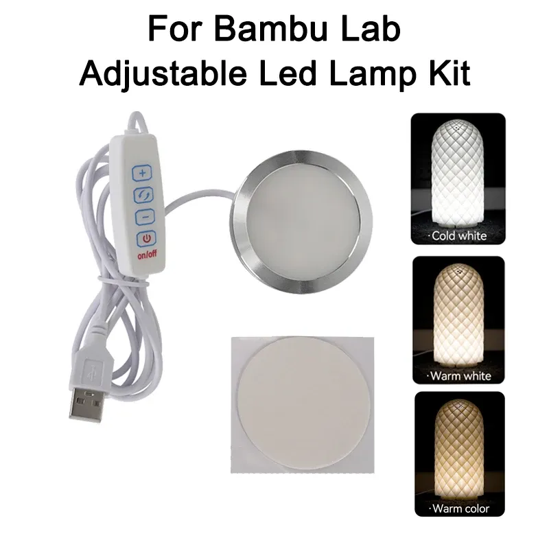 Für Bambu Lab Led Lampe Kit 001 Maker Versorgung Bambulab Licht Kit Led Licht Teile Diy Modell Ohne 3d Druck Teile