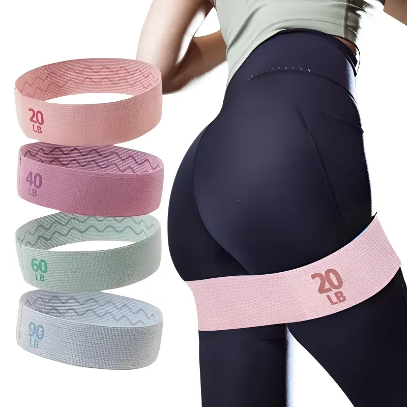 20-90LB Widerstandsbänder für Beine und Gesäß, Hüfte, Gesäß, Oberschenkel, Booty, elastisch, Workout, Fitness-Streifen, Schlaufen, Yoga, Fitnessstudio, Band, Gesäß