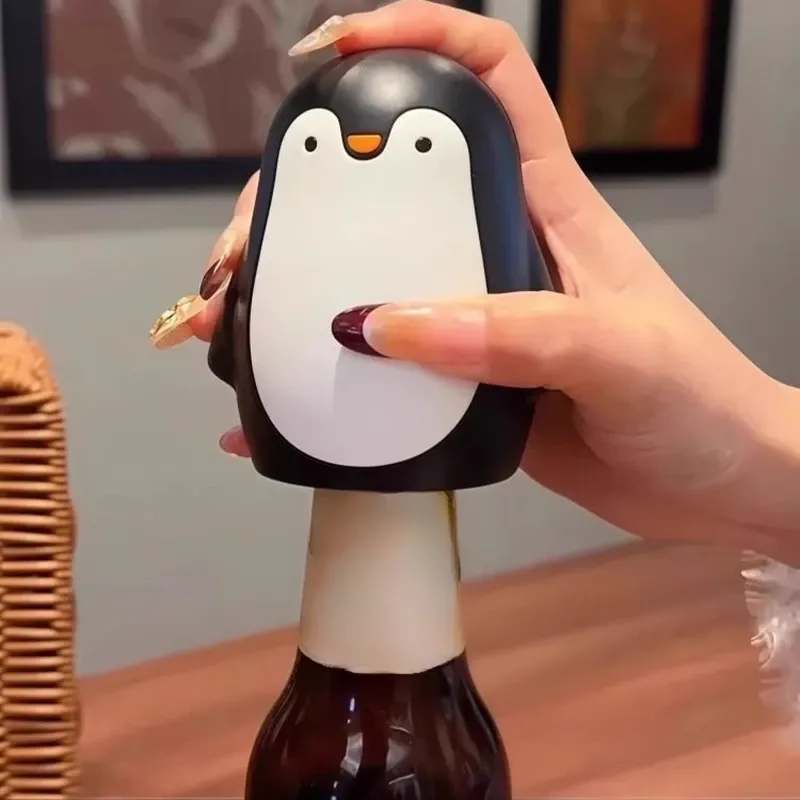Wein Opener Kreative Magnetische Bier Flasche Opener Wein Flasche Korkenzieher Edelstahl Pinguin Küche Flasche Opener Bar Werkzeuge