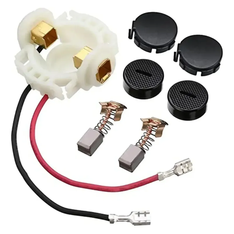 1 Set Kunststoff + Metall CB430 Carbon Pinsel Halter Für-Makita 638921-2 BGA450 BGA452 DGA452 BGD800 Carbon Pinsel halter Power Tools