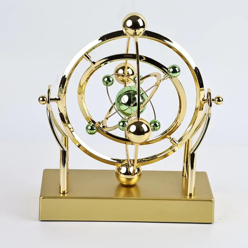 Celestial Orbit Pendulum Perpetual Motion Machine, kinetische Kunst-Schreibtischdekoration, Astronomiemodell für das Heimbüro, rotierende Skulptur
