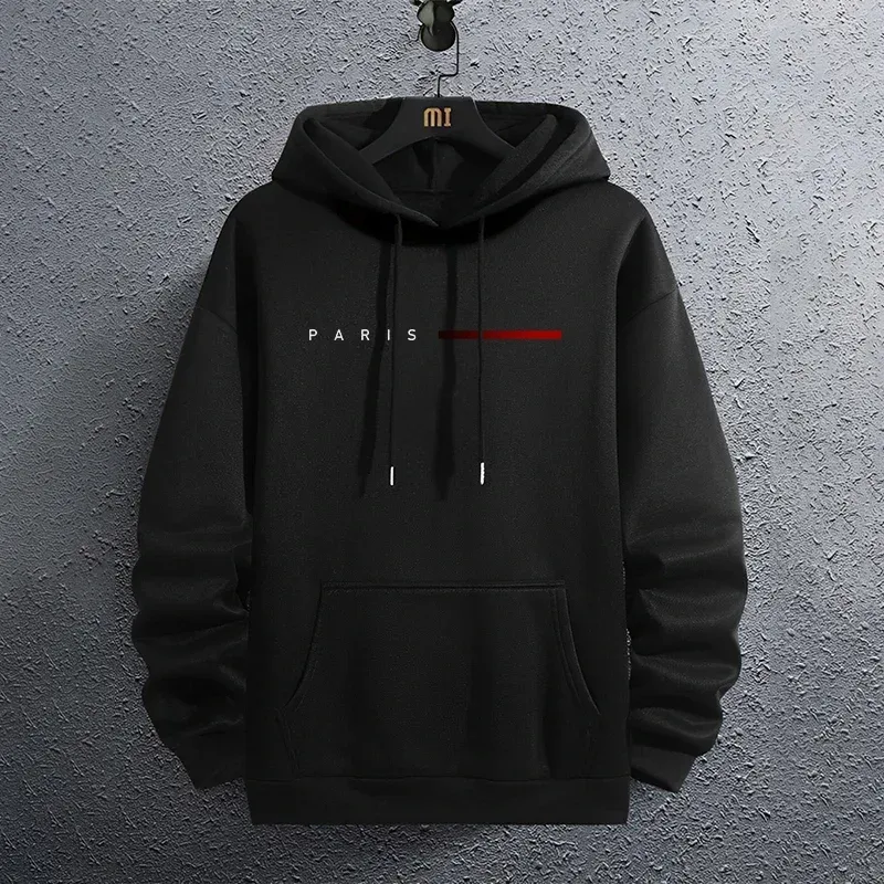 Paris Fashion Hoodies für Herren, ganzjährig, täglich, lässig, Sport, Kapuzenpullover, 2025, männlich, Zuhause, Outdoor, Komfort, modischer Pullover