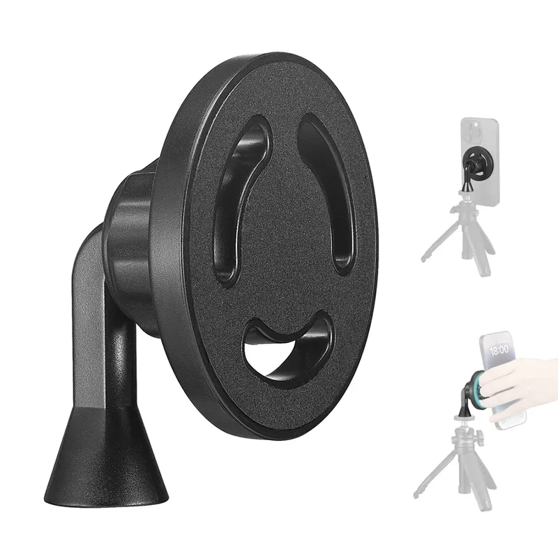 Magnetischer Handy-Stativ-Montageadapter mit 1/4 Zoll-20 Loch für MagSafe für iPhone 15 14 13 12 Plus Pro Max Magsafe-Hülle, Selfie-Stick