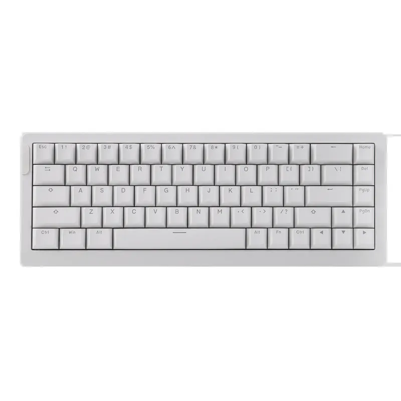 EPOMAKER HE68 Lite 65 % ANSI US-Layout, auf der Tablett montiert, kabelgebunden, Hall-Effekt, magnetische mechanische Tastatur, DKS SOCD, RGB-Hintergrundbeleuchtung