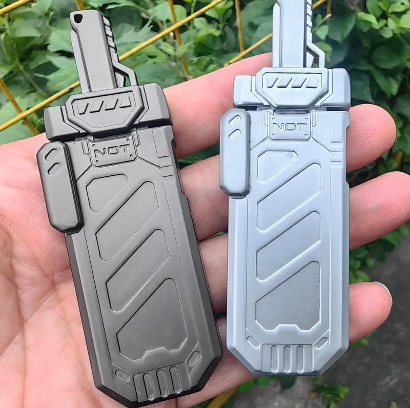 EDC Fidget Sliders Fidget Toys Stressabbau für Erwachsene Metallspielzeug Mechanisches Push-Stressabbau-Spielzeug, Zappelspielzeug im Schwertstil für