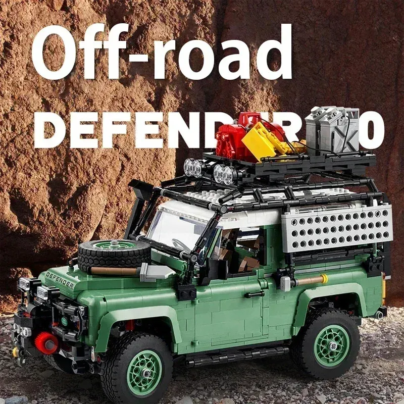 Neue High-Tech Land Rovered Defender 90 Bricks kompatibel Super Off-Road Racing Auto Bausteine 2336 stücke Kinder Spielzeug Geschenke
